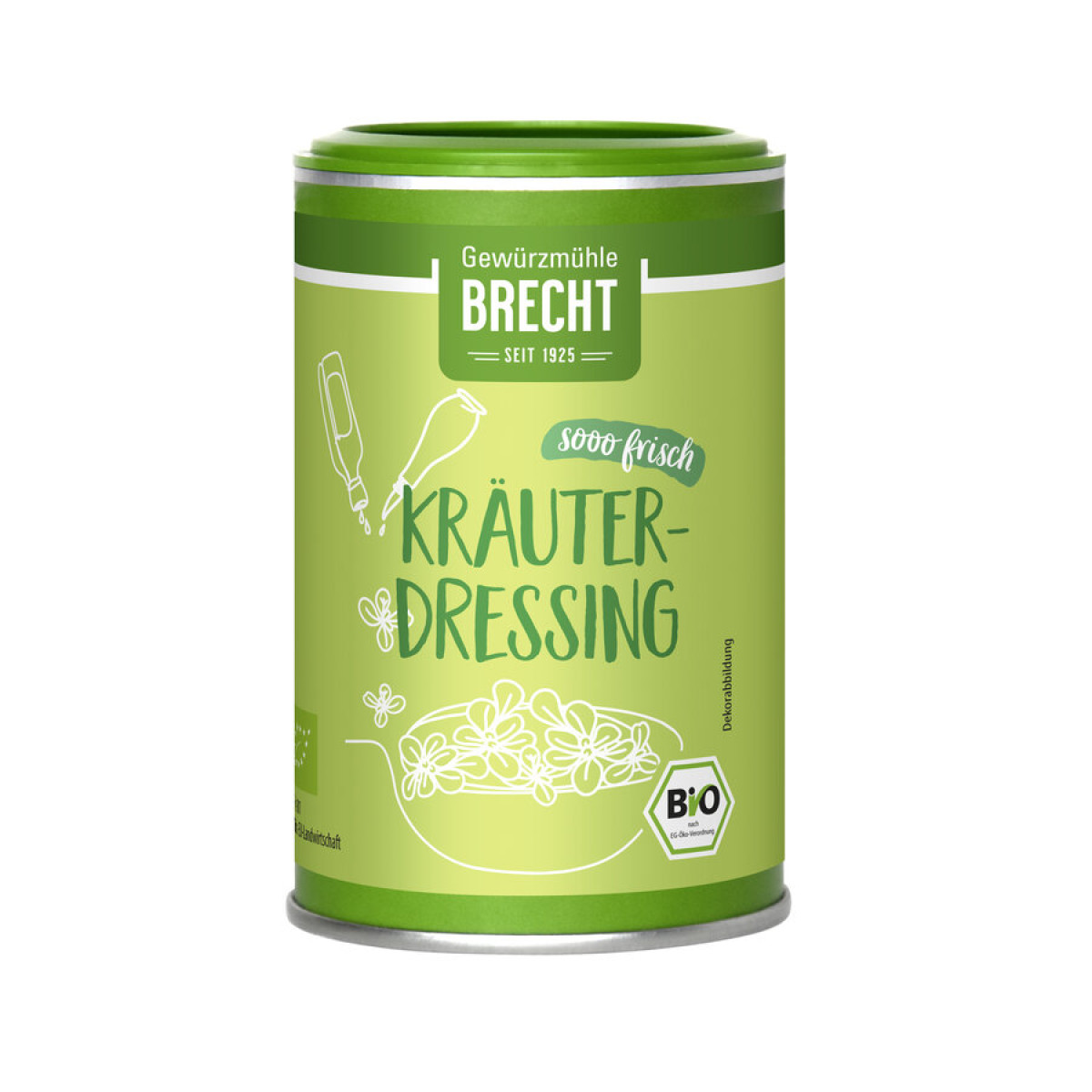 Salatgenuss Kräuter-Dressing Dose von Brecht | Bio, vegan...