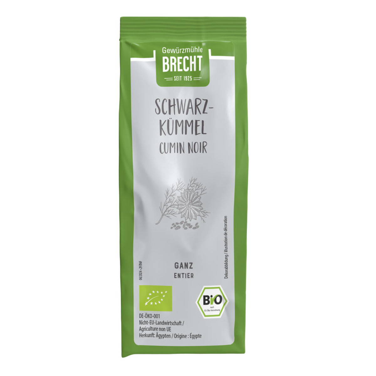 Schwarzkümmel ganz NFP von Brecht | Bio, vegan | Gewürze...