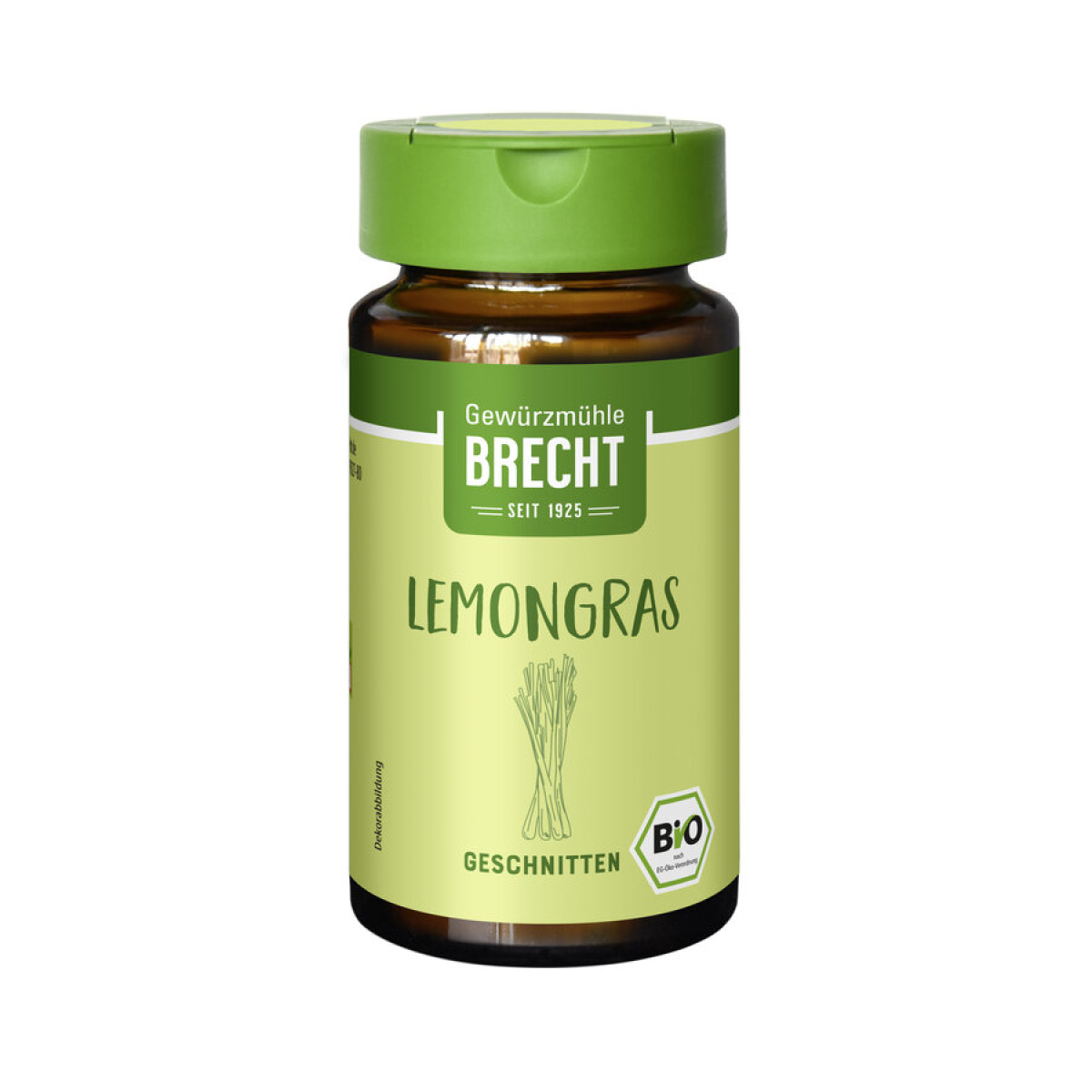 Lemongras geschnitten Glas von Brecht | Bio, vegan, lakto...
