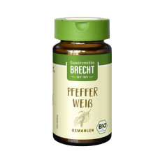 Pfeffer weiss gemahlen- im Glas von Brecht | Bio, vegan...