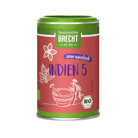 Indien 5 Gewürz von Brecht | Bio, vegan | Gewürzmischung...