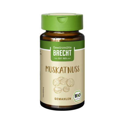 Muskatnuss gemahlen - im Glas von Brecht | Bio, vegan, la...