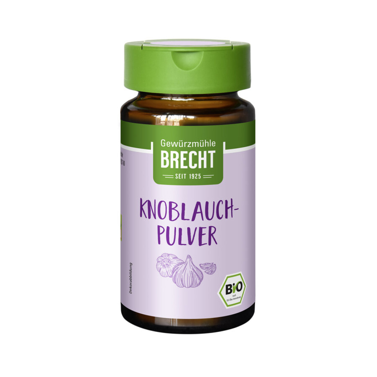 Knoblauchpulver- im Glas von Brecht | Bio, vegan, laktose...