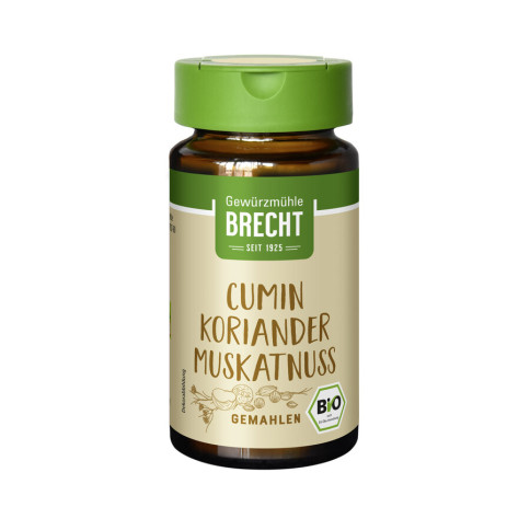 Cumin Koriander Muskatnuss Glas von Brecht | Bio, vegan...