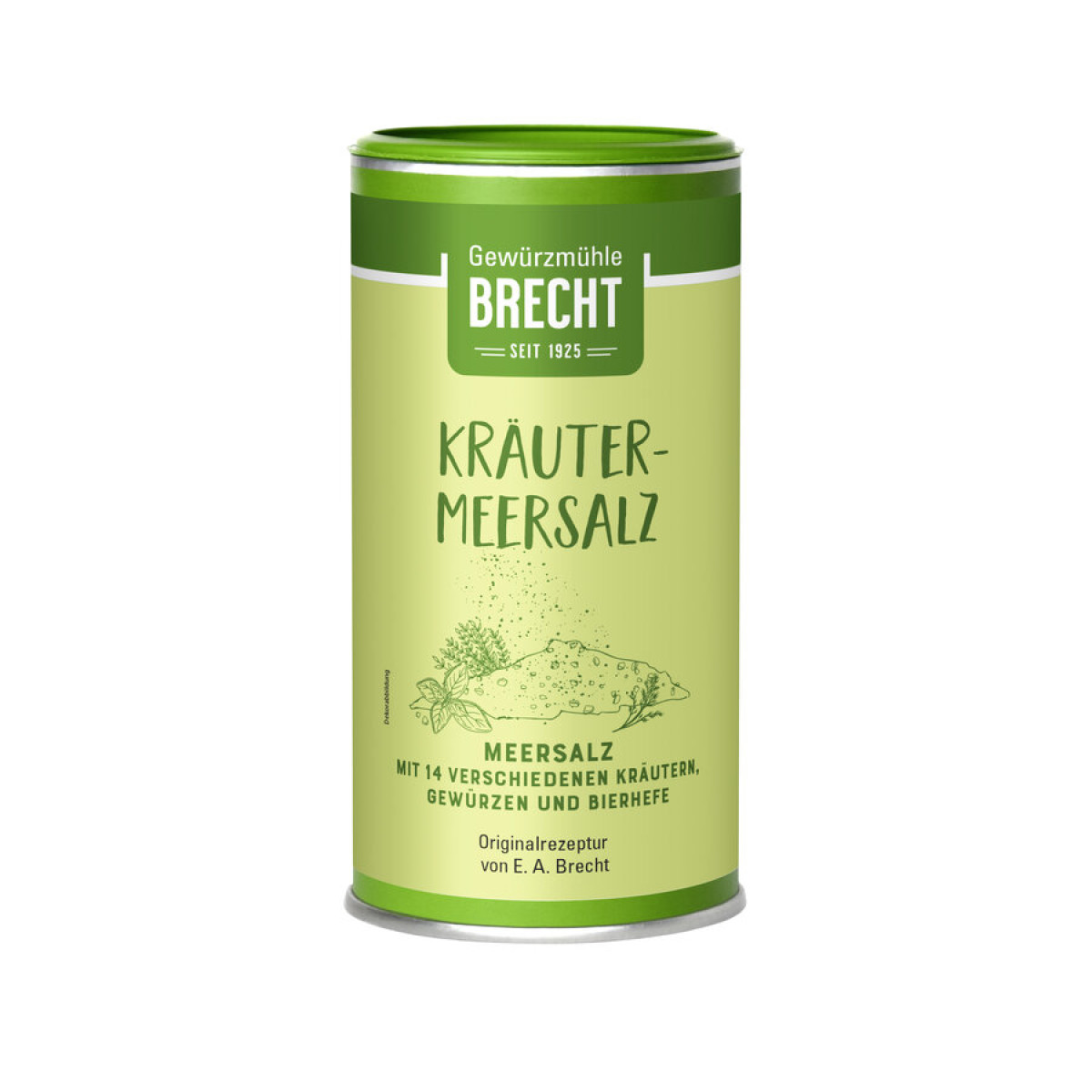 Kräuter-Meersalz konv- in der Dose von Brecht | vegan | S...