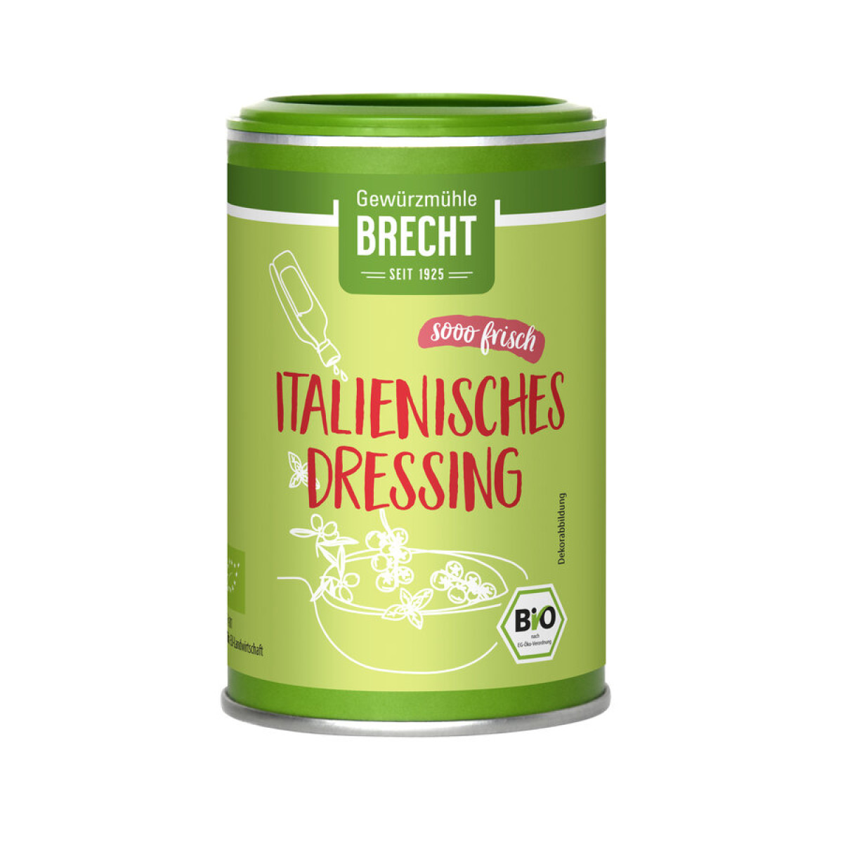 Salatgenuss Italian-Dressing Dose von Brecht | Bio, vegan...