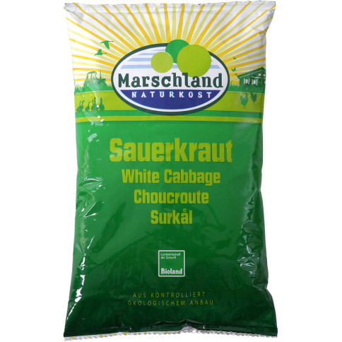 Sauerkraut im Alubeutel von Marschland Naturkost | Bio, v...
