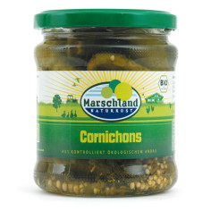 Cornichons im Glas von Marschland Naturkost | Bio, vegan...