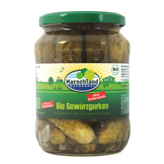 Gewürzgurken ohne Zucker von Marschland Naturkost | Bio...