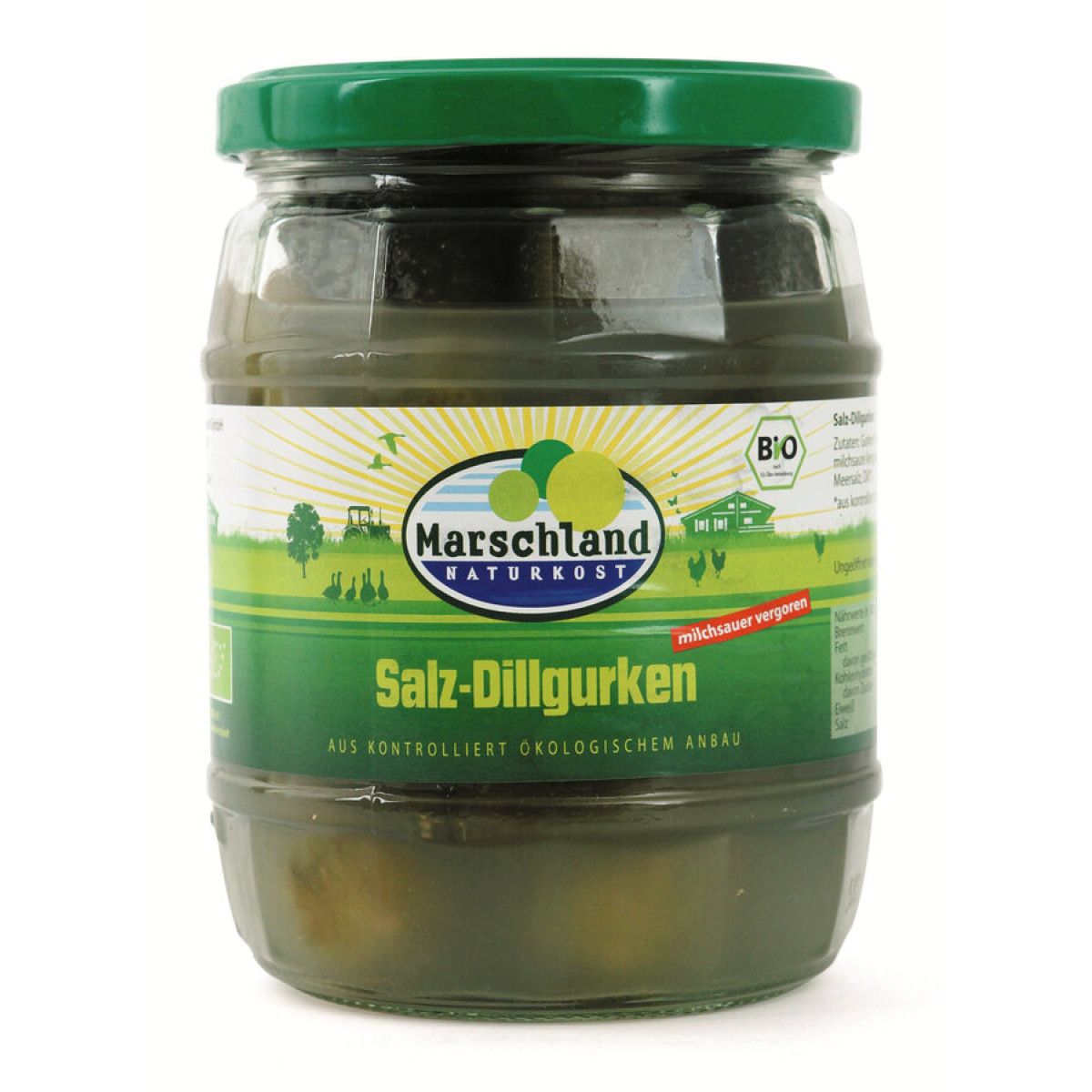 Salz-Dillgurken milchsauer vergoren von Marschland Naturk...