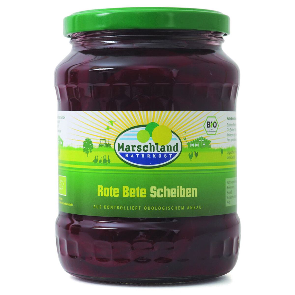 Rote Bete Scheiben Bioland von Marschland Naturkost | Bio...