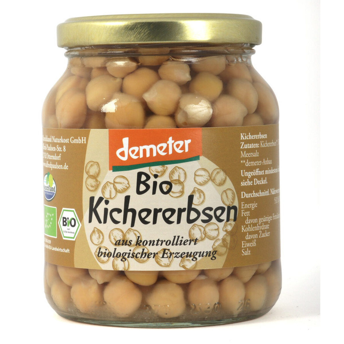 Kichererbsen Demeter von Marschland Naturkost | Bio, vega...