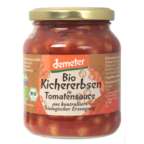 Kichererbsen Tomatensauce demeter von Marschland Naturkos...