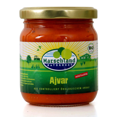 Ajvar mild von Marschland Naturkost | Bio, vegan, laktose...
