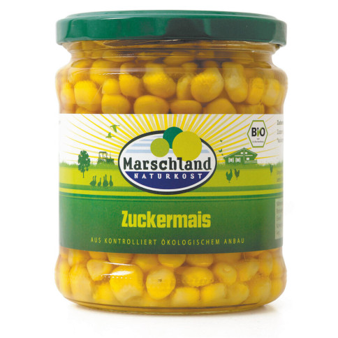 Zuckermais im Glas von Marschland Naturkost | Bio, vegan...