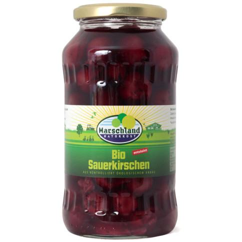 Sauerkirschen im Glas von Marschland Naturkost | Bio, veg...