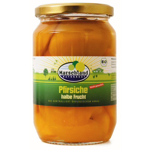 Pfirsiche, halbe Früchte von Marschland Naturkost | Bio...