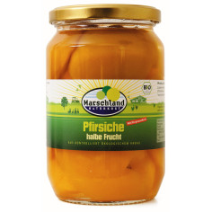 Pfirsiche, halbe Früchte von Marschland Naturkost | Bio...