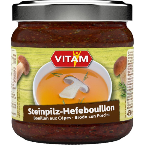 Steinpilz-Hefebruehe von Vitam | vegan | Suppen online ka...