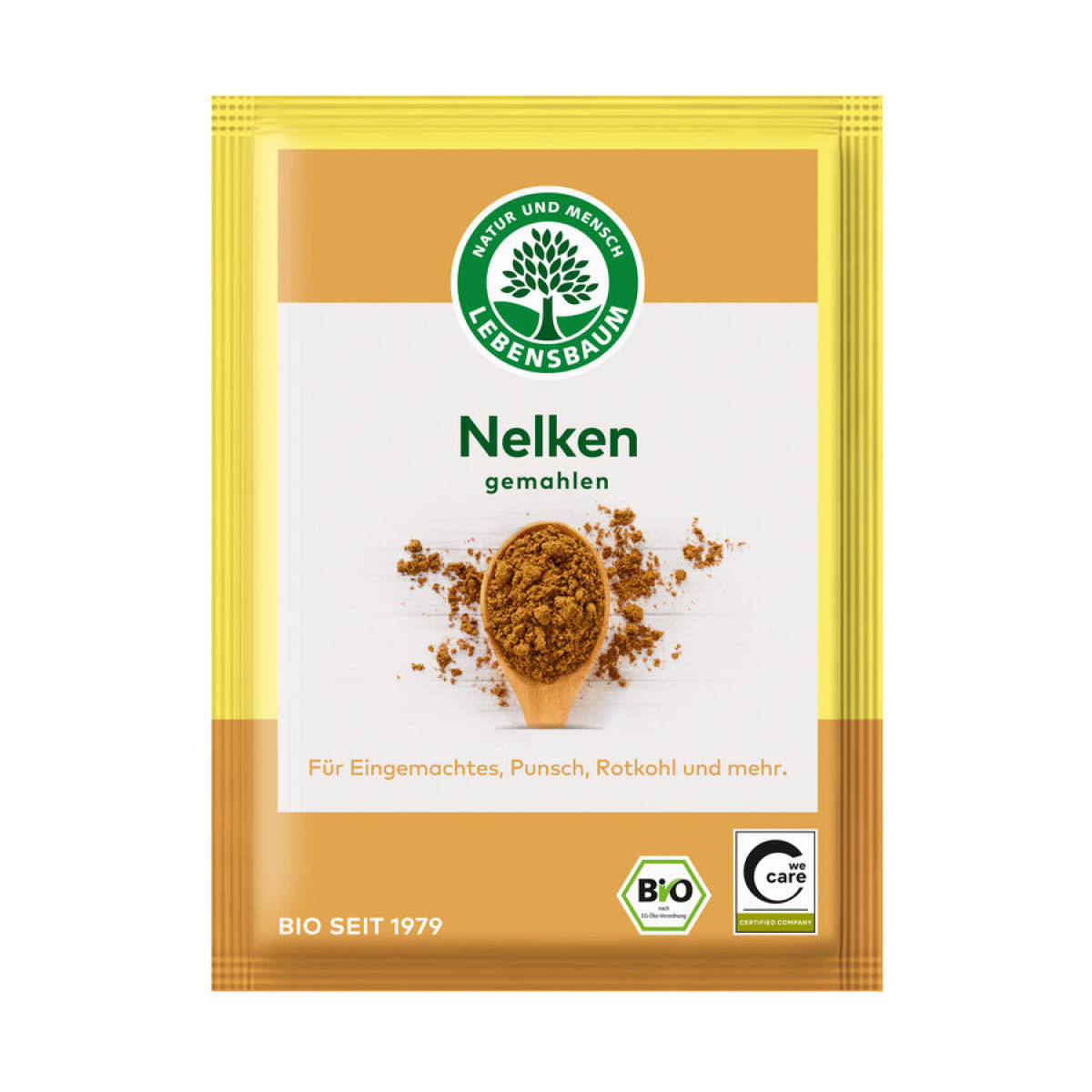 Nelken,gemahlen,Tüte von Lebensbaum | Bio, vegan | Gewürz...