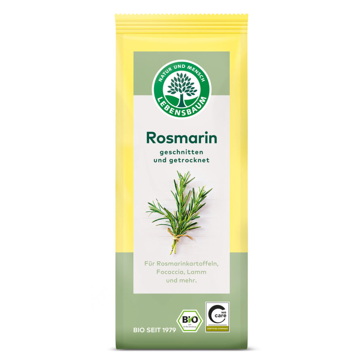 Rosmarin,geschnitten,Tüte von Lebensbaum | Bio, vegan | G...
