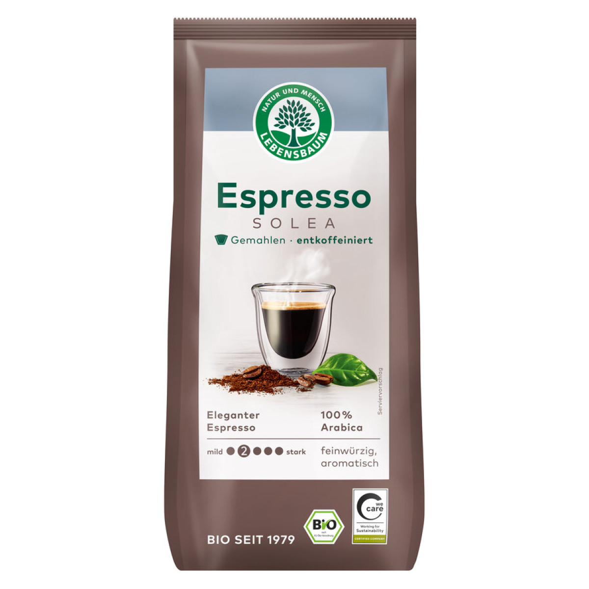 Espresso Solea entkoffeiniert, gema von Lebensbaum | Bio...