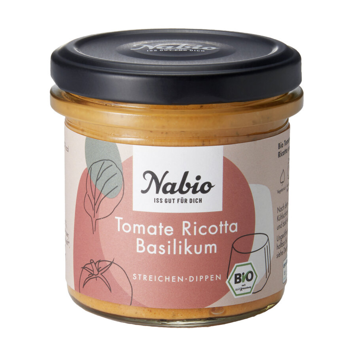 Tomate Ricotta Basilik.Aufstr.Nabio von Nabio | Bio | Auf...