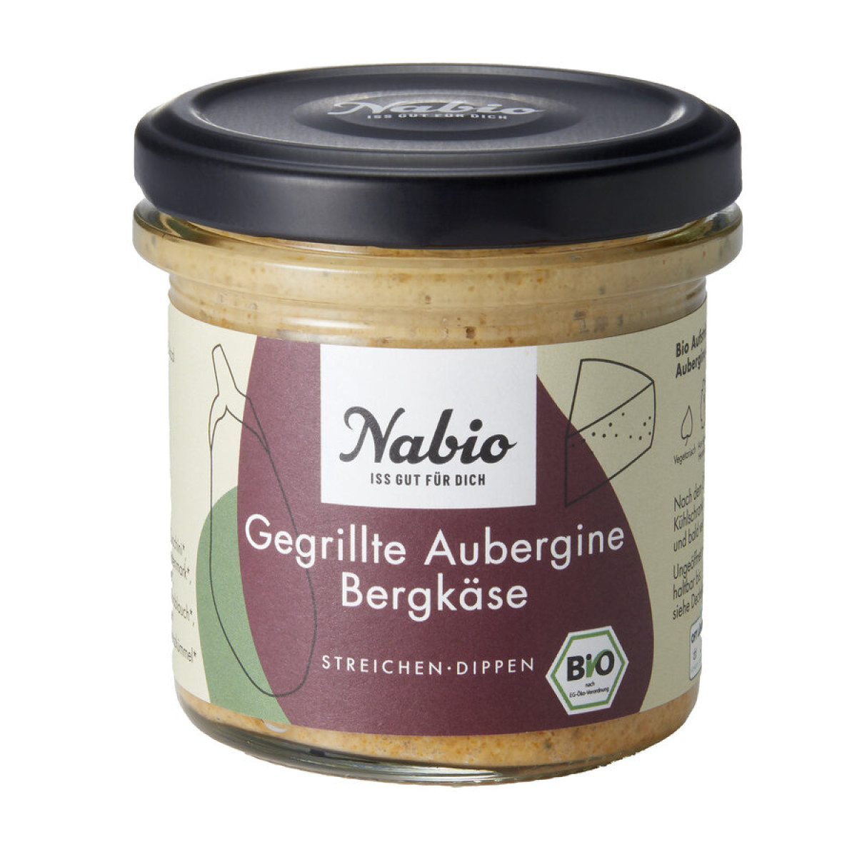 Aubergine Bergkäse Aufstrich Nabio von Nabio | Bio | Aufs...