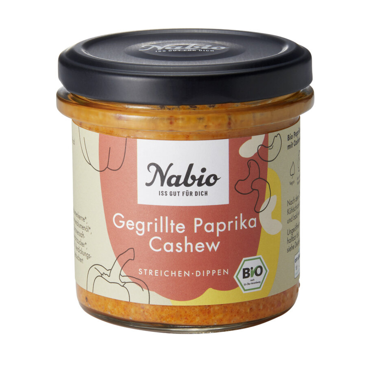 Paprika Cashew Aufstrich Nabio von Nabio | Bio, vegan | A...