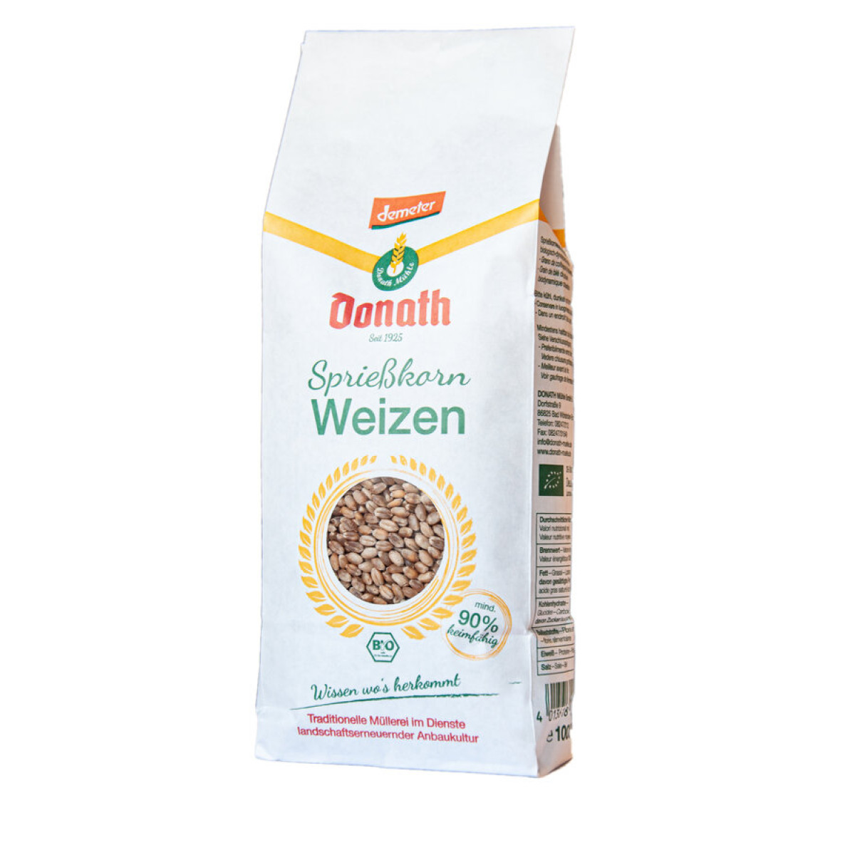 Sprießkornweizen demeter von Donath Mühle | Bio, vegan, D...
