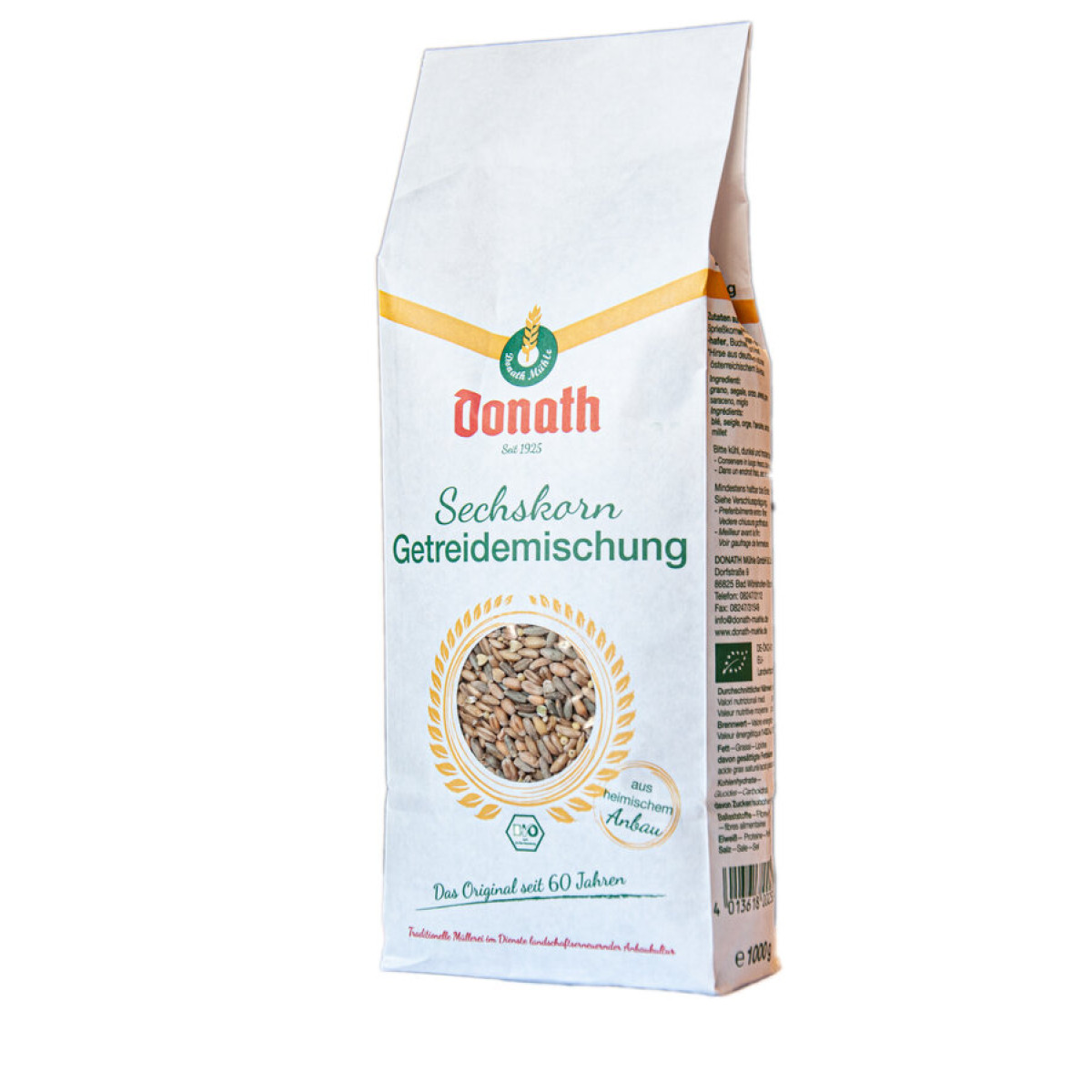 Sechskorn Ganz von Donath Mühle | Bio, vegan | Getreide o...
