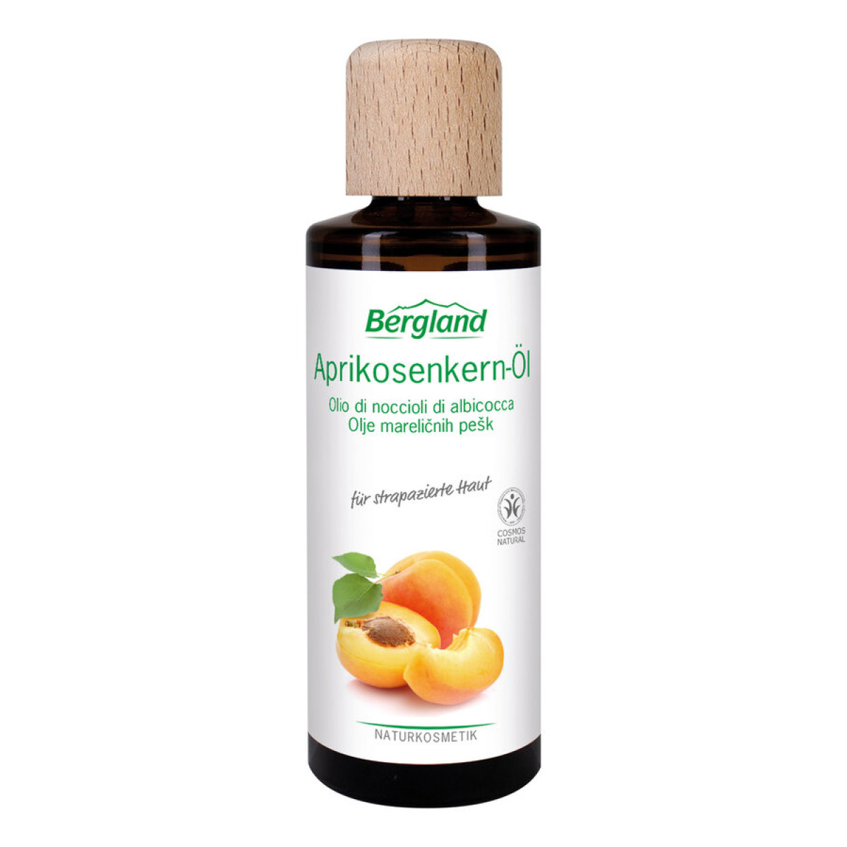Aprikosenkern Öl von Bergland | Bio, vegan | Körperöl kau...