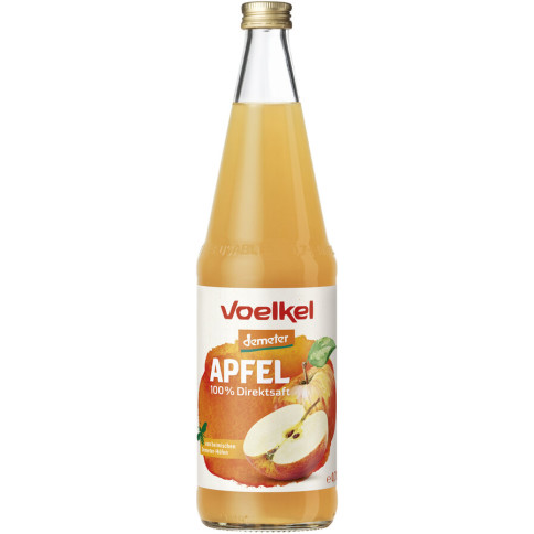 Apfelsaft demeter naturtrüb von Voelkel | Bio, vegan, Dem...