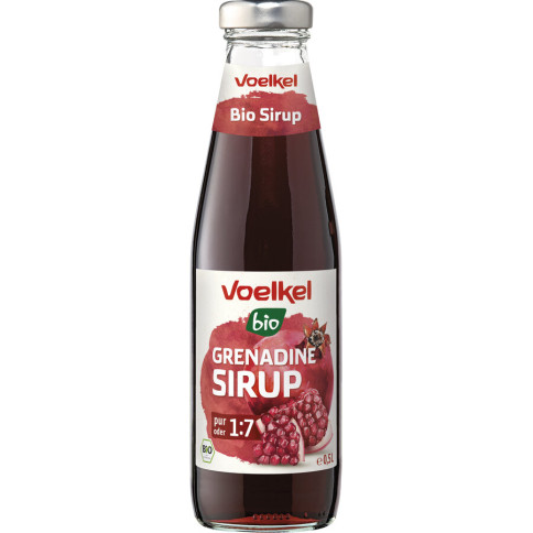 Bio Grenadine-Sirup von Voelkel | Bio, vegan | Sirup onli...