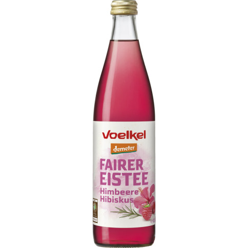 fairer Eistee Himbeere Hibiskus dem von Voelkel | Bio, ve...