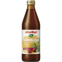 Kombucha Sauerkirsche Minze von Voelkel | Bio, vegan | Er...
