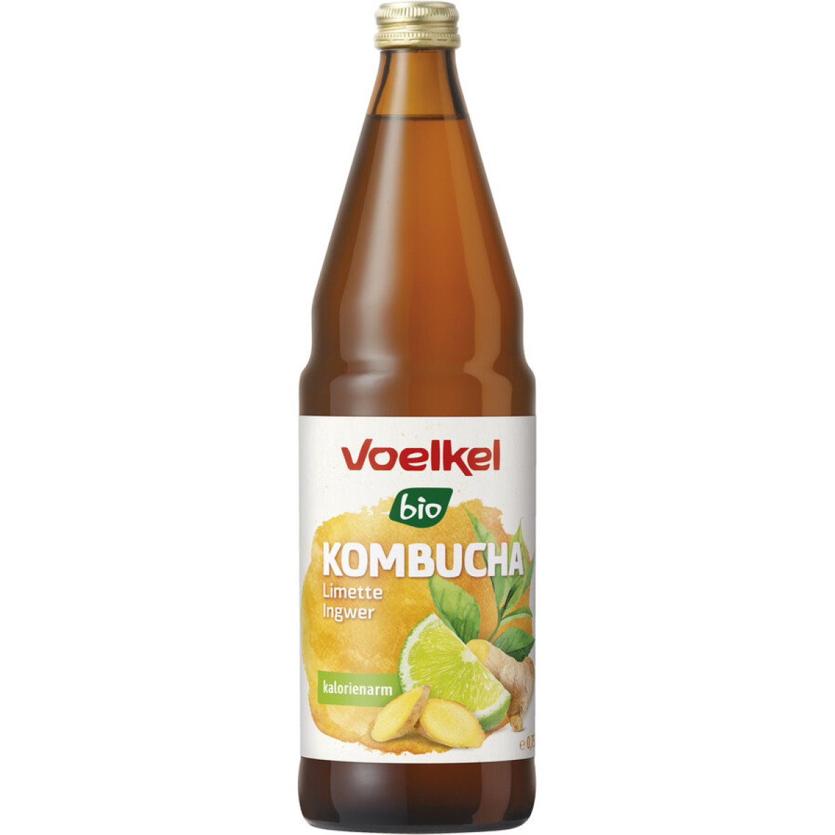 Kombucha Limette & Ingwer von Voelkel | Bio, vegan | Erfr...