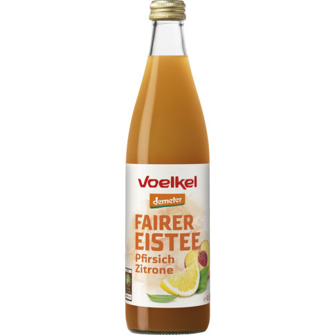 fairer Eistee Pfirsich Zitrone dem von Voelkel | Bio, veg...