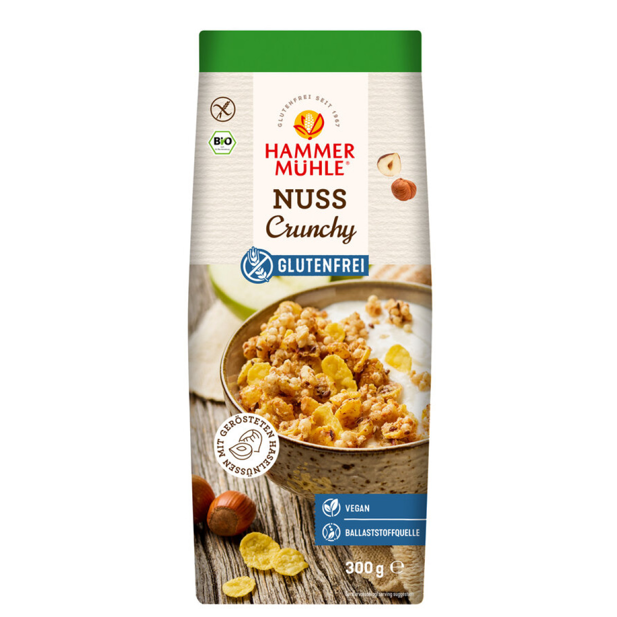 Nuss Crunchy gf von Hammermühle | Bio, vegan | Müesli & C...