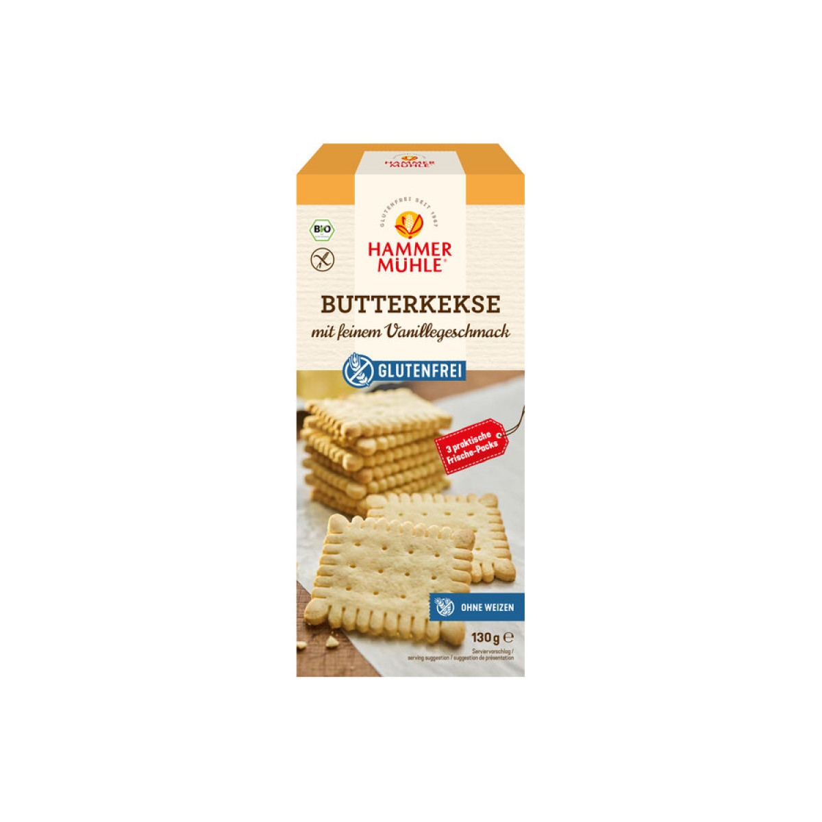 Butterkeks mit Vanillegeschmack gf von Hammermühle | Bio...