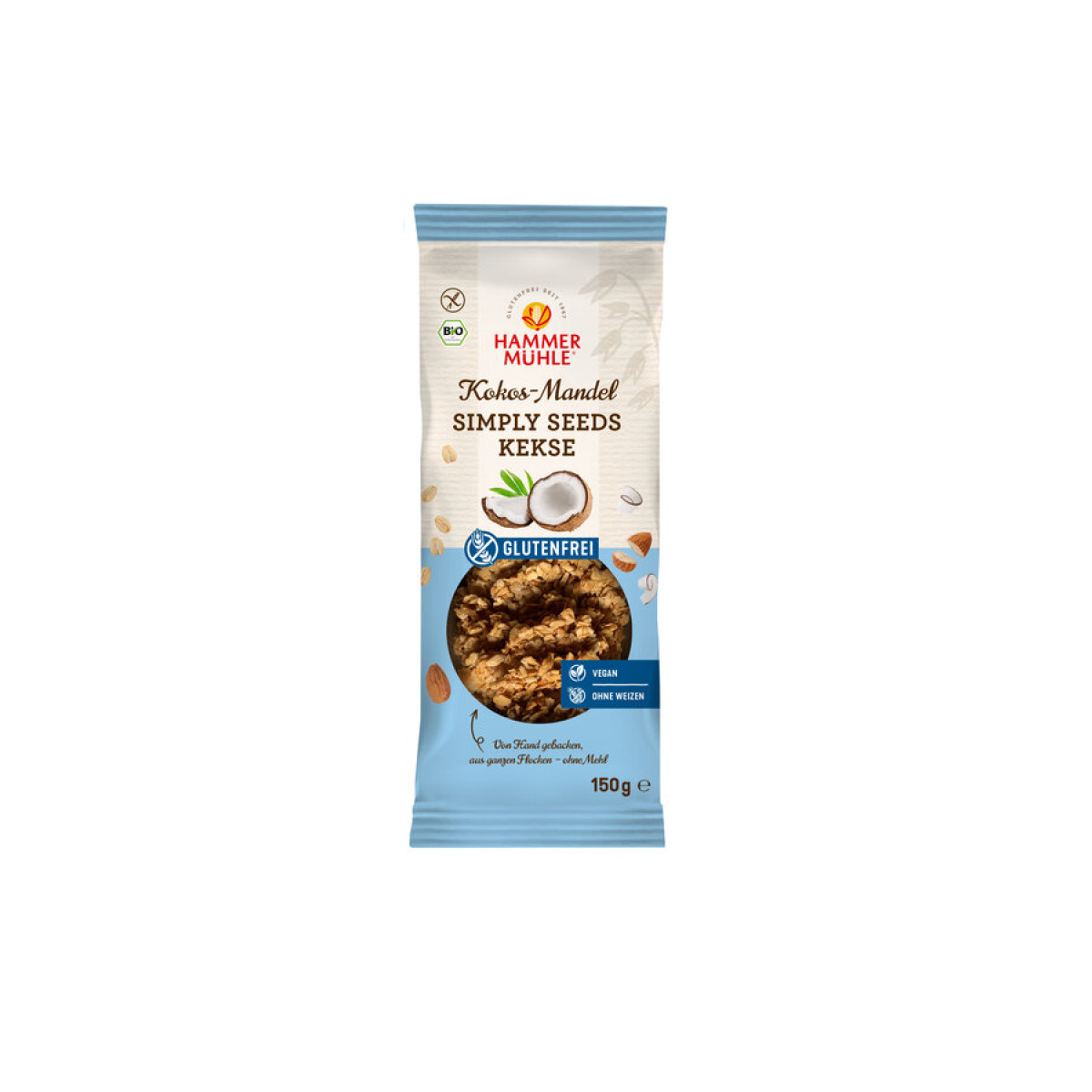 Simply Seeds Kekse Kokos Mandel von Hammermühle | Bio, ve...