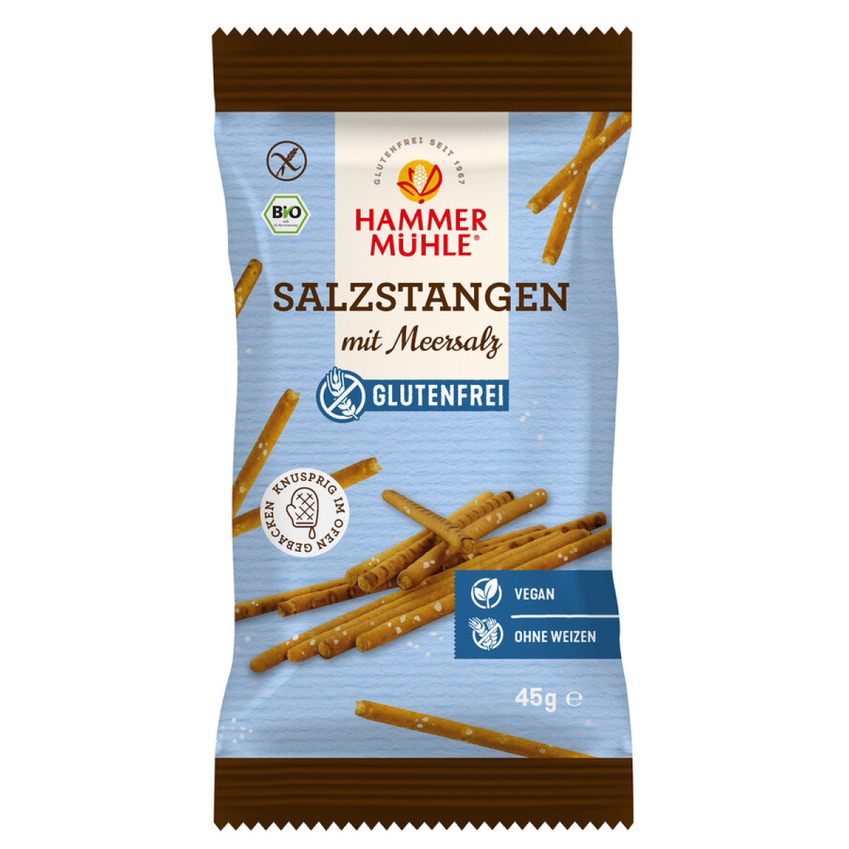 Salzstangen mit Meersalz gf von Hammermühle | Bio, vegan...