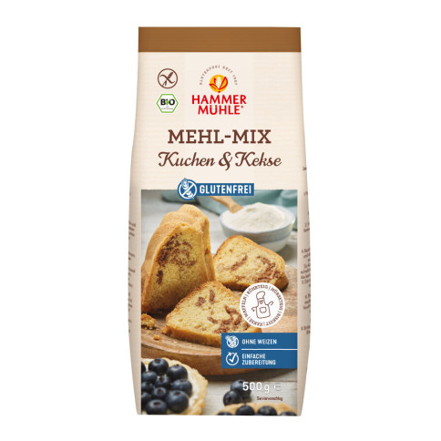 Mehl Mix Kuchen und Kekse gf von Hammermühle | Bio, vegan...