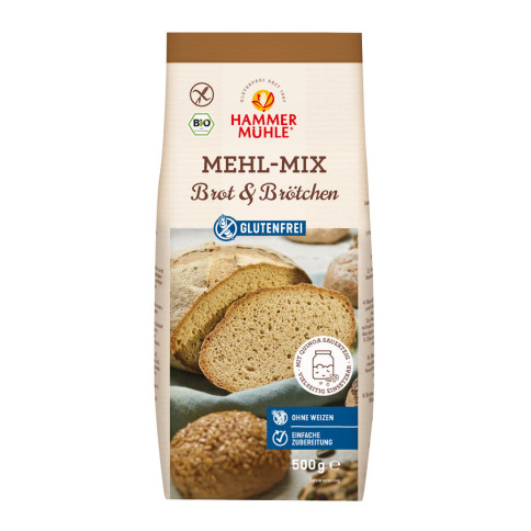 Mehl Mix Brot und Brötchen gf von Hammermühle | Bio, vega...