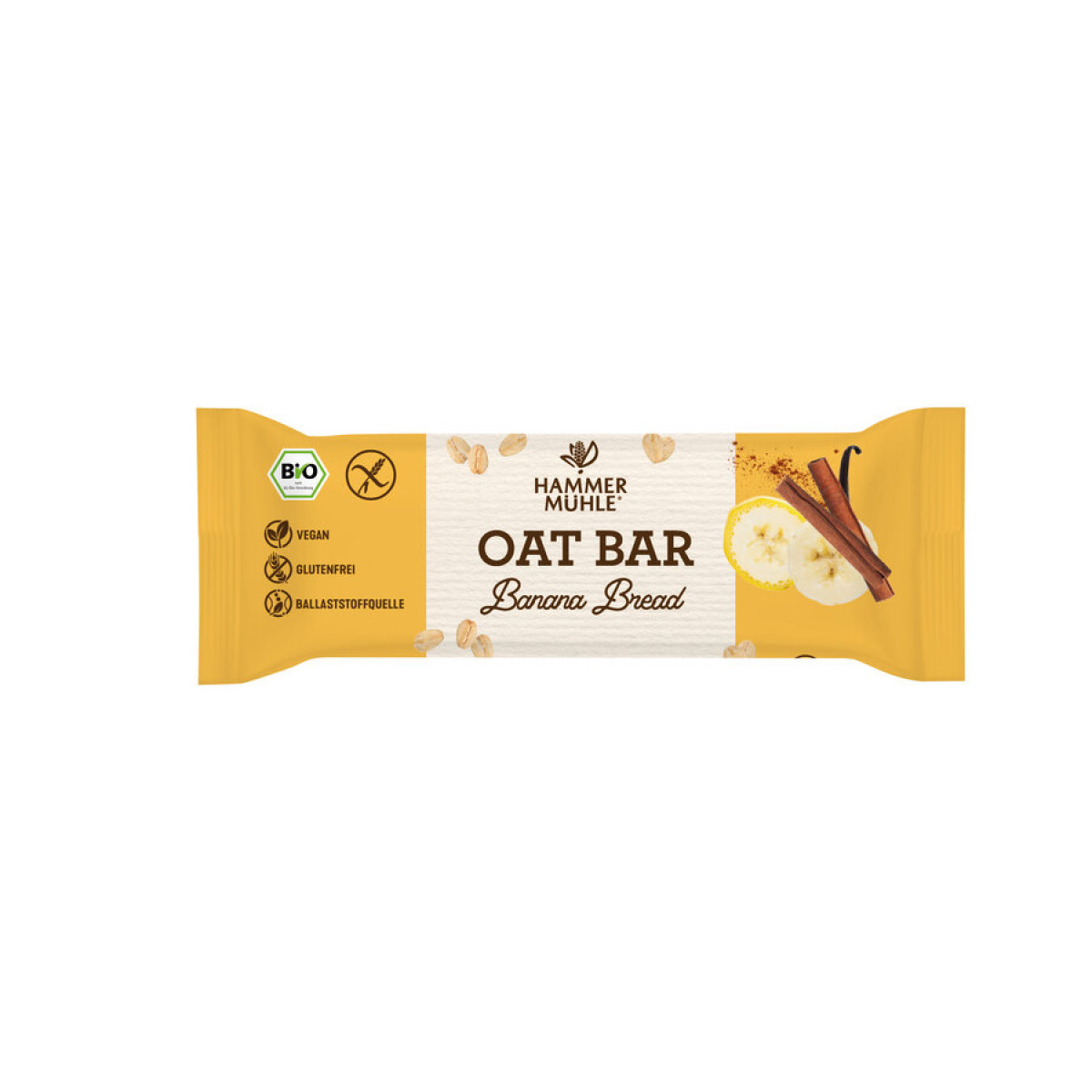 Oat Bar Banana Bread gf von Hammermühle | Bio, vegan, glu...