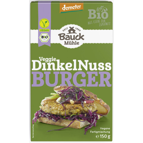 DinkelNuss Burger demeter von Bauck Mühle | Bio, vegan, D...