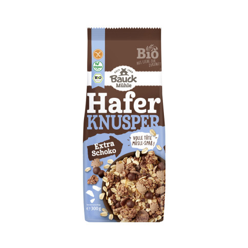Hafer Knusper Müsli Schoko gf von Bauck Mühle | Bio, vega...