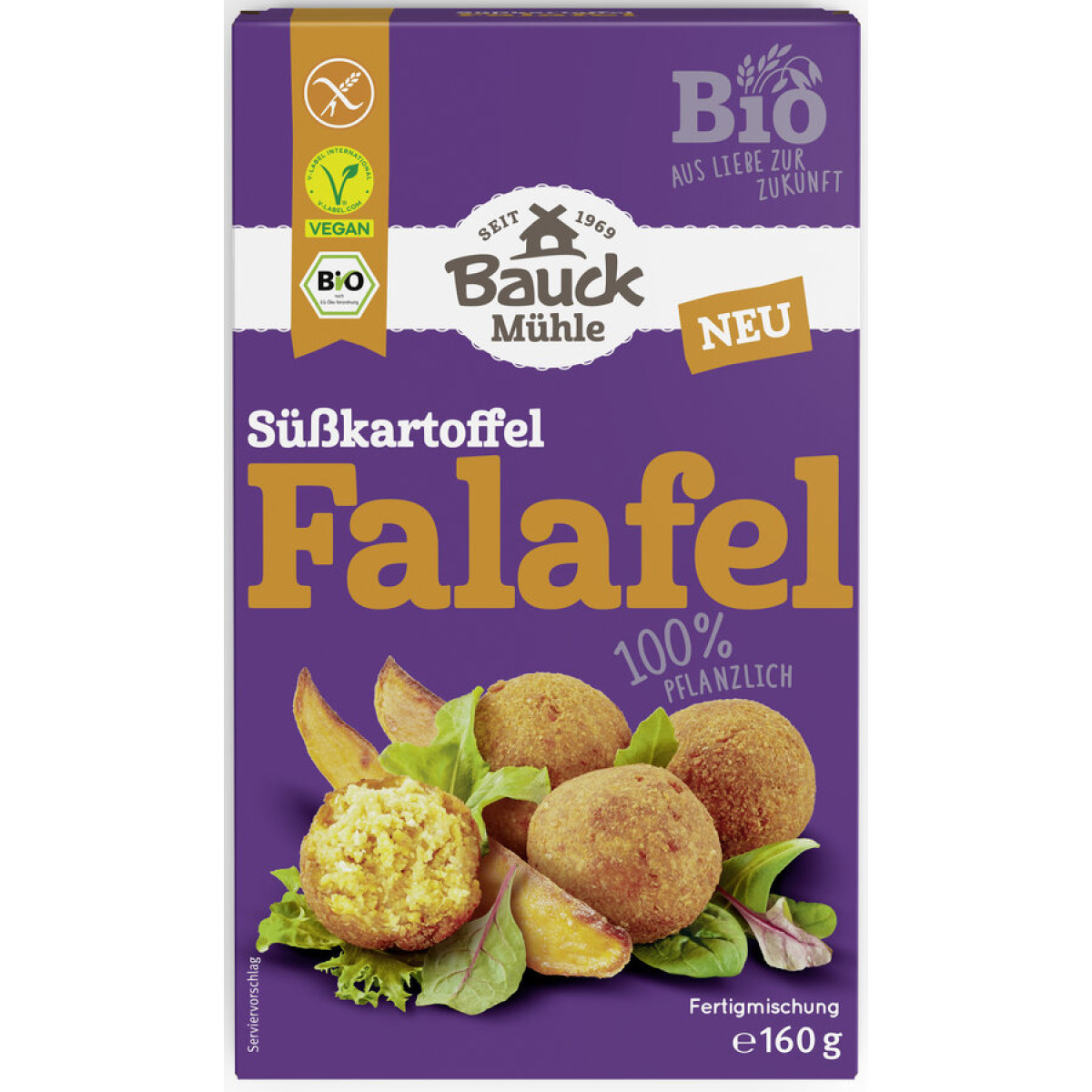 Süsskartoffel Falafel glutenfrei von Bauck Mühle | Bio, v...
