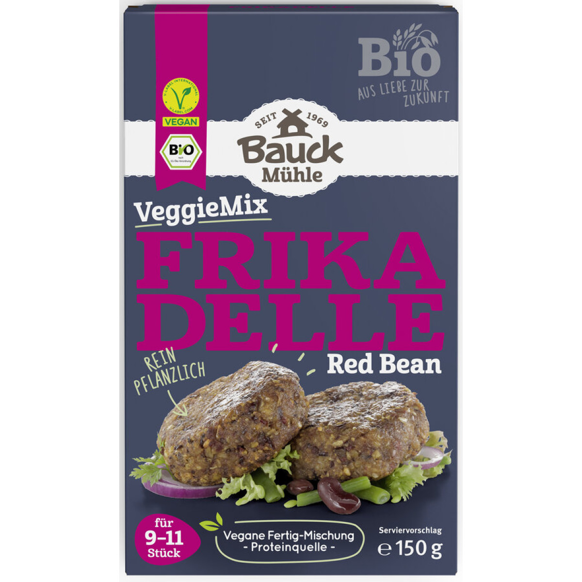 VeggieMix Frikadelle von Bauck Mühle | Bio, vegan | Ferti...