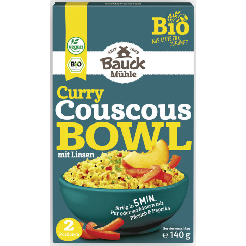 Couscous Bowl Curry mit Linsen von Bauck Mühle | Bio, veg...